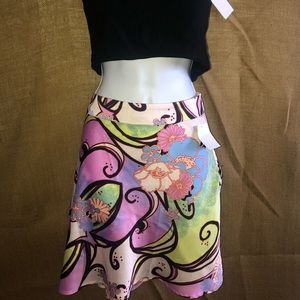 Free People phoebe satin skirt